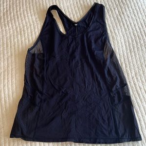 Lululemon navy lace detail racer back tank